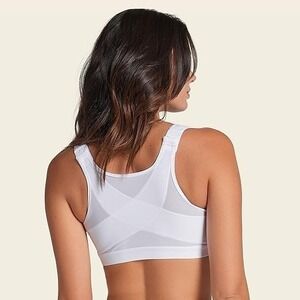 Leonisa Posture Corrector Bra Wireless Front Closure Bra Full Coverage (42DD)